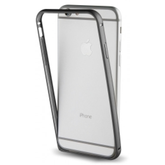 MUVIT BUMPER AND BACK FILM IPHONE 7 / 8 / SE (2020) black backcover - (MUBUM0012)