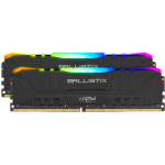 Crucial Ballistix DDR4 16GB Kit 2x8GB 3200 CL16 Black RGB - (BL2K8G32C16U4BL)