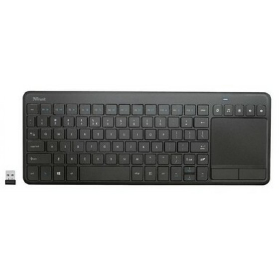 TRUST Vaia Wireless Keyboard with large Touchpad �������� - (24006)