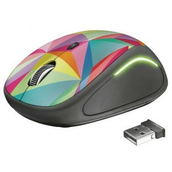 TRUST Yvi FX Wireless Mouse geometrics - (22337)