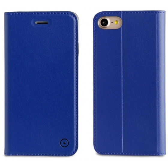 MUVIT LEATHER STAND BOOK APPLE IPHONE 7 / 8 / SE 2020 blue - (MUFLS0048)