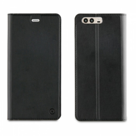 MUVIT LEATHER STAND BOOK HUAWEI P10 black - (MUFLS0092)