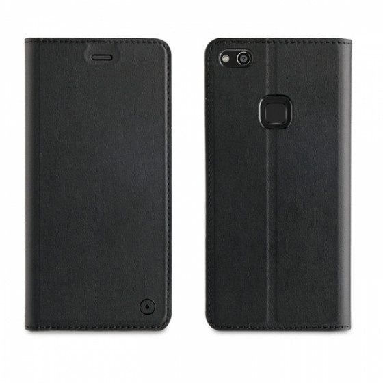 MUVIT LEATHER STAND BOOK HUAWEI P10 LITE black - (MUFLS0093)