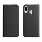 MUVIT LEATHER STAND BOOK SAMSUNG A40 black - (MUFLS0277)