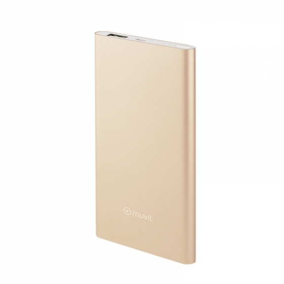 MUVIT POWER BANK 5000 mAh gold - (MUCHP0089)