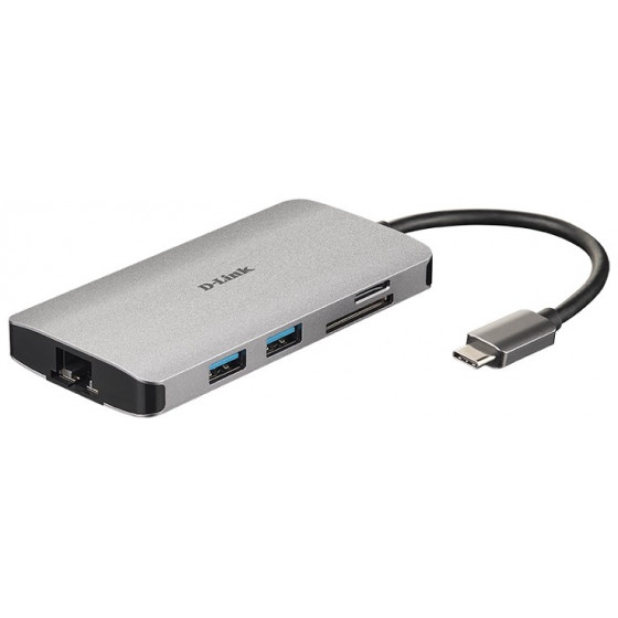 DLINK 8-IN-1 USB-C HUB - (DUB-M810)