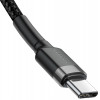 BASEUS ������� USB Type-C 3A 60W PD2.0 1m �����-���� - (CATKLF-GG1)