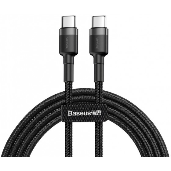 BASEUS ������� USB Type-C 3A 60W PD2.0 1m �����-���� - (CATKLF-GG1)