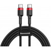 BASEUS ������� USB Type-C 3A 60W PD2.0 1m �����-������� - (CATKLF-G91)