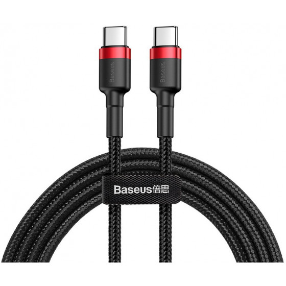 BASEUS ������� USB Type-C 3A 60W PD2.0 1m �����-������� - (CATKLF-G91)