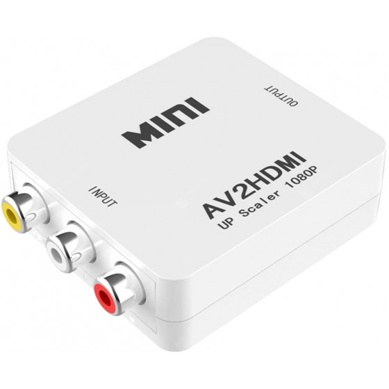 POWERTECH HD Video Converter CAB-H083 3x RCA �� HDMI MS1858 Full HD - (CAB-H119)