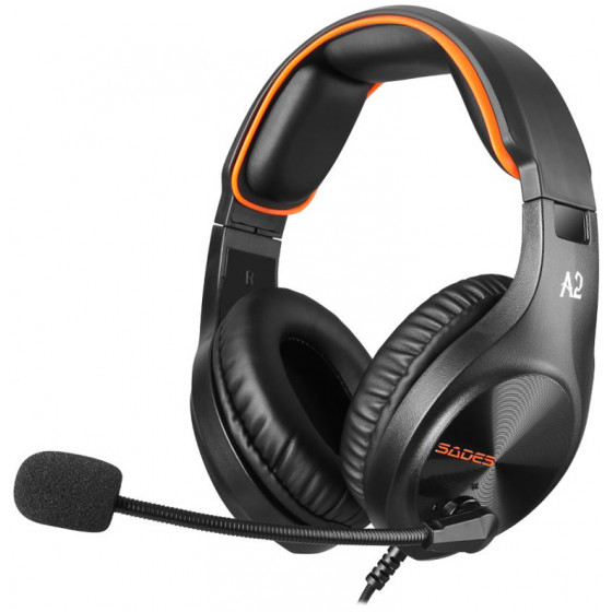 SADES Gaming Headset A2 multiplatform 3.5mm ����� - (SA-A2-OR)