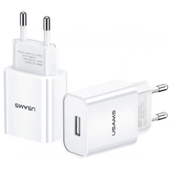 USAMS ��������� ������ T18 1x USB 2.1A ������ - (CC075TC01)