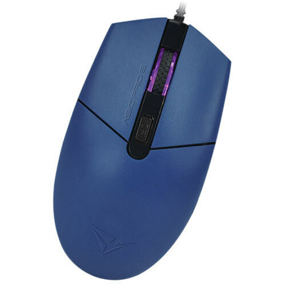 ALCATROZ WIRED HIGH SPEED BLUE RAY 4 BUTTON MOUSE ASIC PRO 8 BLUE - (ASIC8BLU)