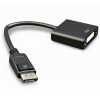 CABLEXPERT DISPLAYPORT TO DVI ADAPTER WITH CABLE BLACK - (A-DPM-DVIF-002)