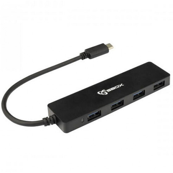 SBOX USB HUB TYPE C TO USB3.0 4 PORTS - (H-404C)