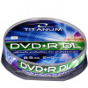 ESPERANZA DVD+R TITANIUM 8.5GBX8 DL CAKE BOX 10PCS - (1249)
