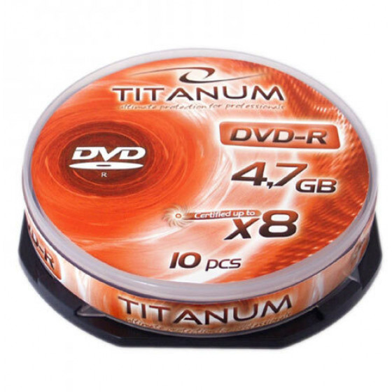 ESPERANZA DVD-R TITANUM 4.7GB X8 CAKE BOX 10PCS - (1071)