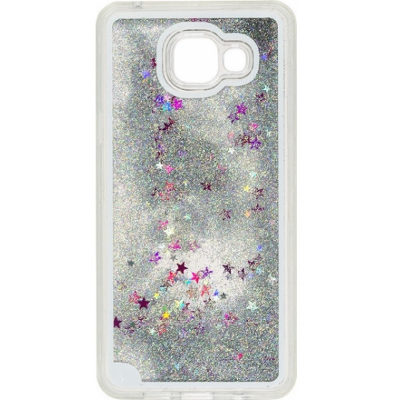 SENSO GLITTER SAND SAMSUNG A3 2017 silver backcover - (SGSSAMA317S)