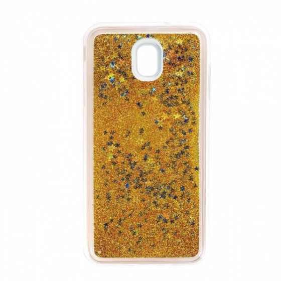 SENSO GLITTER SAND SAMSUNG J5 2017 gold backcover - (SGSSAMJ517G)