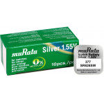 MURATA �������� Silver Oxide ��� ������� SR626SW 1.55V No 377 10��� - (MR-SR626SW)