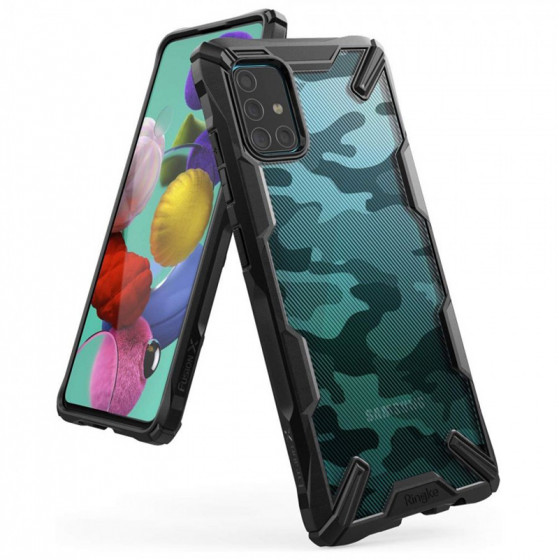 Ringke Fusion X Galaxy A51 Camo Black - (XDSG0023)