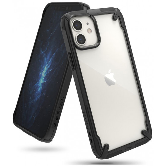 Ringke Fusion X iPhone 12 Mini Black - (FUAP0023)