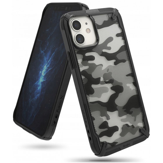 Ringke Fusion X iPhone 12 Mini Camo Black - (XDAP0015)