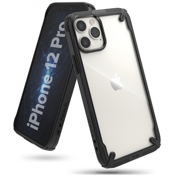 Ringke Fusion X iPhone 12/12 Pro Black - (FUAP0024)