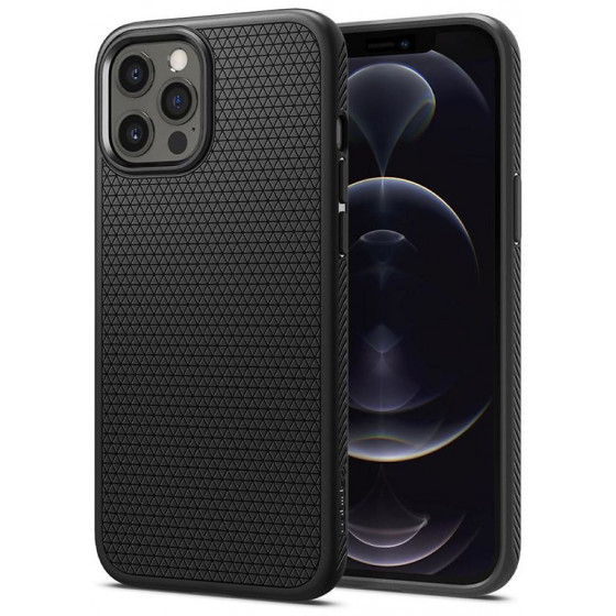 Spigen Liquid Air iPhone 12/12 Pro Matte Black - (ACS01701)