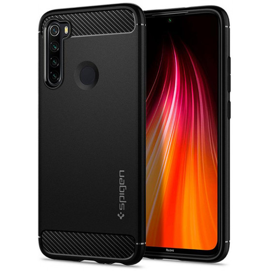 Spigen Rugged Armor Xiaomi Redmi Note 8 Matte Black - (ACS00271)