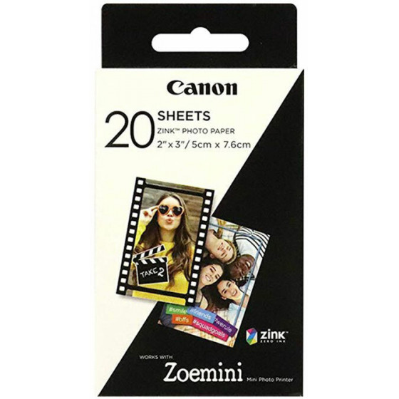 CANON ZINK PAPER 20SH FOR ZOEMINI - (3214C002AA)