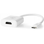 NEDIS CCGP64651WT02 USB Type-C Adapter Cable Type-C Male - HDMI Female 0.2 m Whi