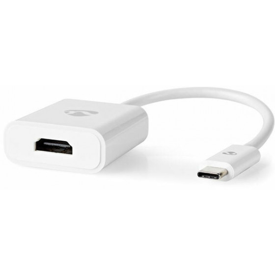 NEDIS CCGP64651WT02 USB Type-C Adapter Cable Type-C Male - HDMI Female 0.2 m Whi