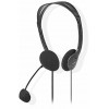 NEDIS CHST100BK PC Headset On-Ear 2x 3.5 mm Connectors 2.0 m Black
