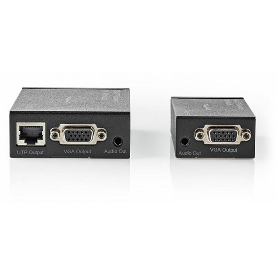 NEDIS CREP5930BK VGA and Audio Extender Up to 300m over Cat 5e Cat 6 Transmitter