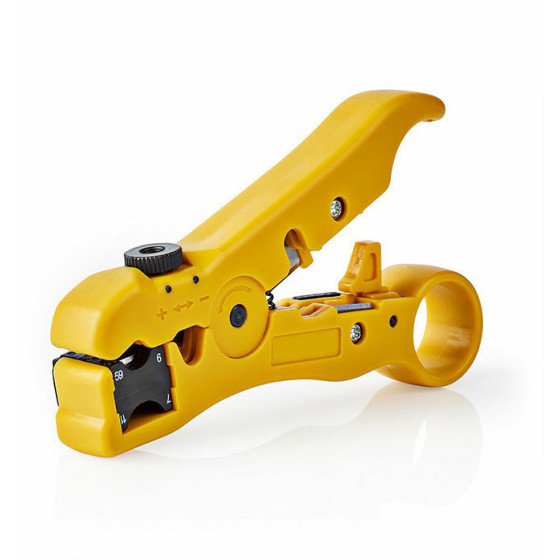 NEDIS CSGG49520YE Coax Cable Stripper RG59 - RG6 - RG7 - RG11