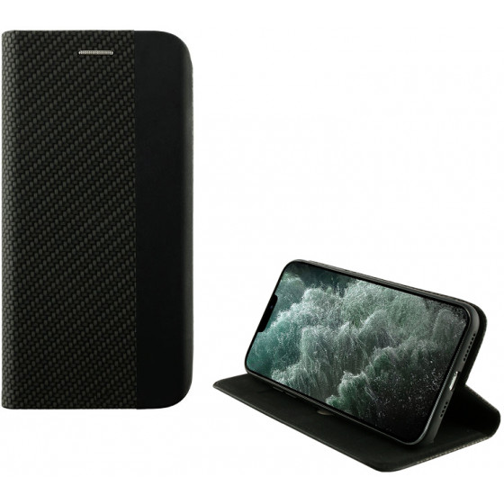 IDOL 1991 ���� IPHONE 12 PRO MAX ELITE ANTI-RFID BOOK STAND BLACK - (5205308272455)