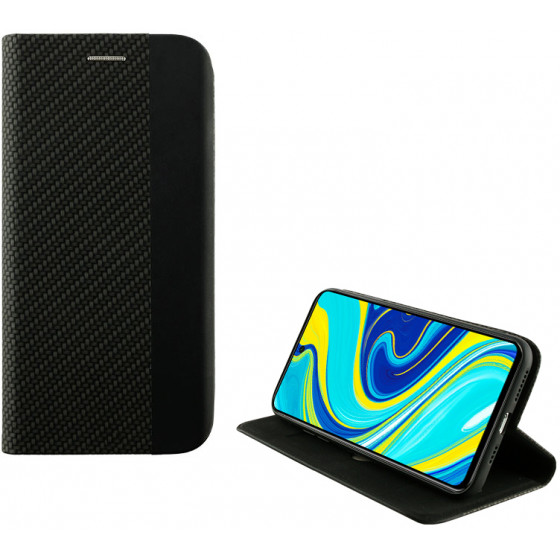 IDOL 1991 ���� XIAOMI REDMI NOTE 9S/NOTE 9 PRO/NOTE 9 PRO MAX ELITE ANTI-RFID BOOK STAND BLACK - (5205308266508)
