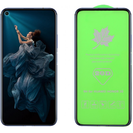 IDOL 1991 TEMPERED GLASS HONOR 20/NOVA 5T 9H 0.25mm 20D FULL GLUE SEMI CURVED BLACK - (5205308269509)