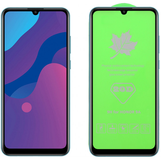 IDOL 1991 TEMPERED GLASS HONOR 9A 9H 0.25mm 20D FULL GLUE SEMI CURVED BLACK - (5205308271793)