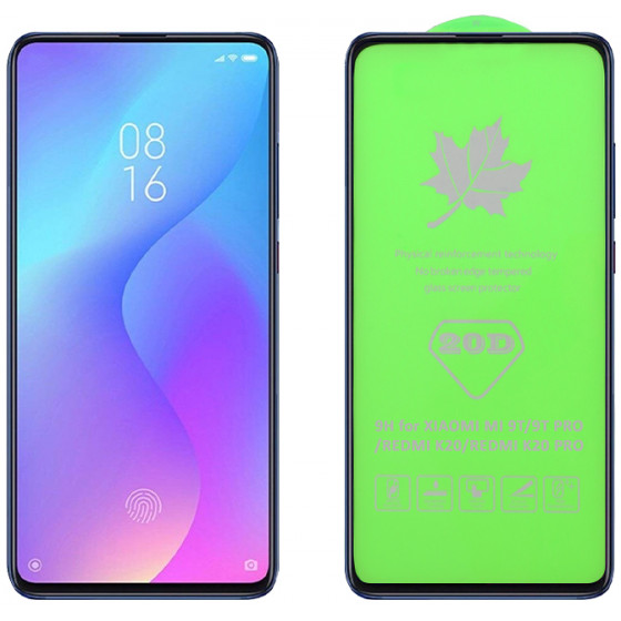 IDOL 1991 TEMPERED GLASS XIAOMI MI 9T/9T PRO 9H 0.25mm 20D FULL GLUE SEMI CURVED BLACK - (5205308275845)