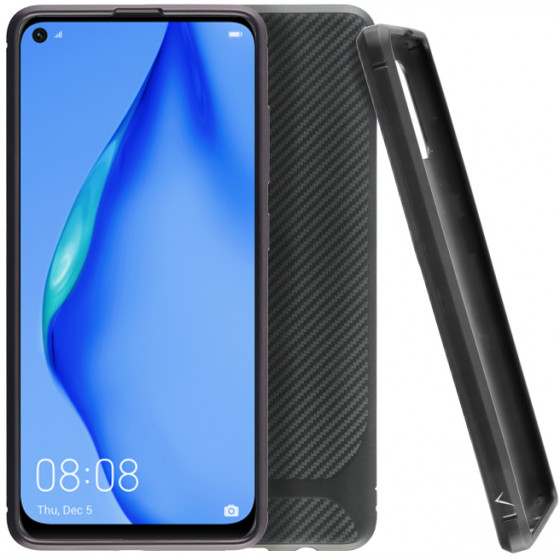 VOLTE-TEL ���� HUAWEI P40 LITE CARBON RUGGED CAMERA PROTECTIVE BLACK - (5205308274565)