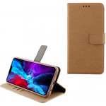 VOLTE-TEL ���� IPHONE 12 PRO / IPHONE 12 ALLURE MAGNET BOOK STAND CLIP GOLD - (5205308272127)