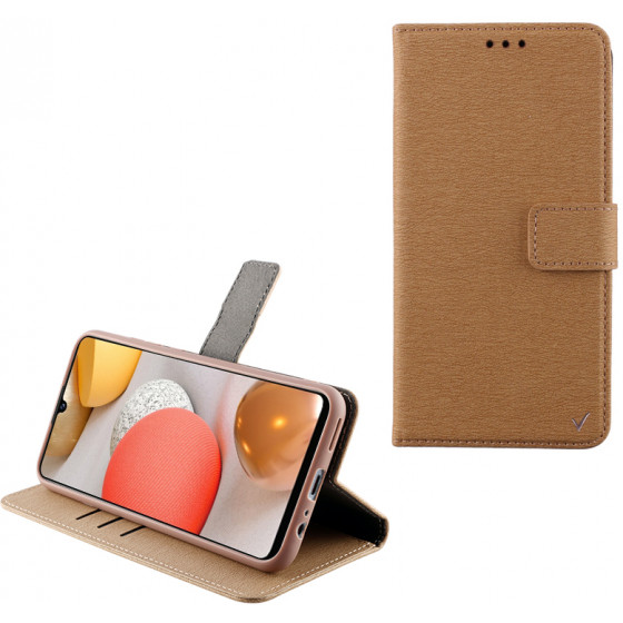 VOLTE-TEL ���� SAMSUNG A42 5G A426 ALLURE MAGNET BOOK STAND CLIP GOLD - (5205308279072)