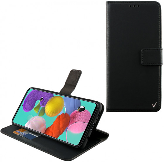 VOLTE-TEL ���� SAMSUNG A51 A515 ALLURE MAGNET BOOK STAND CLIP BLACK - (5205308257681)
