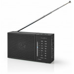 NEDIS RDFM1200BK FM / AM Radio 1.5 W Pocket-Size Black