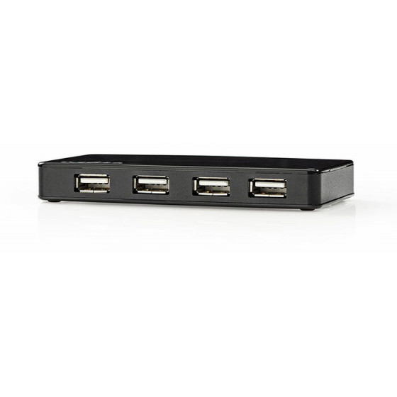 NEDIS UHUBU2730BK USB Hub 7-Port USB 2.0 Separate Power