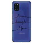 Inos ���� TPU ��� Samsung A315F Galaxy A31 Art Theme Love-Laugh-Life - 5205598140571