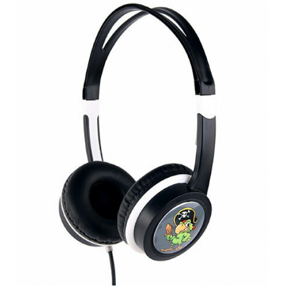 GEMBIRD KIDS HEADPHONES WITH VOLUME LIMITER BLACK - (MHP-JR-BK)